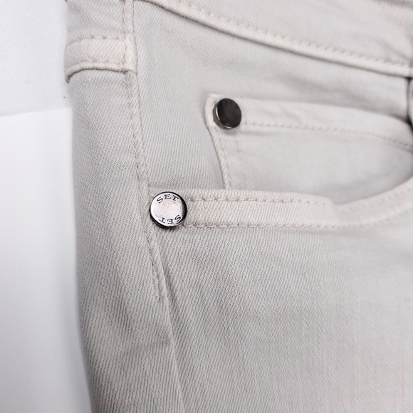 New SET Skinny Fit Pants German Lux Brand Sz 2 - Picture 11 of 14